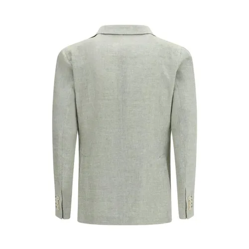 Linen Blazer - Tagliatore - Modalova