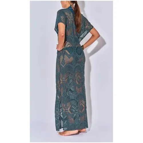 Kaftan Long Crochet - Beliza - Modalova