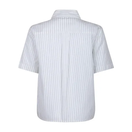 Striped Cotton Shirt - Pinko - Modalova