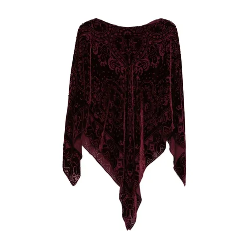 Etro - Jackets > Capes - Red - Etro - Modalova