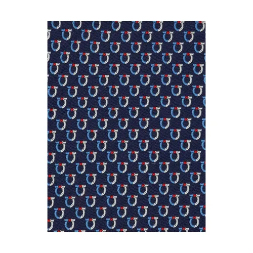 Gancini Jacquard Tie - Ferragamo - Modalova
