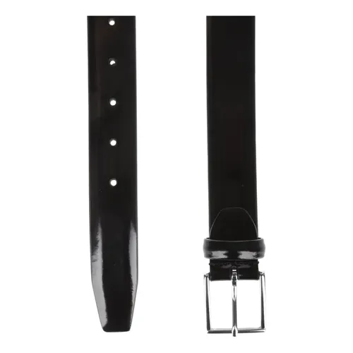 Smooth Black Leather Belt - Anderson's - Modalova