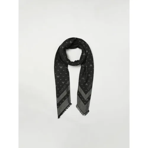 Patterned Scarf - Emporio Armani - Modalova