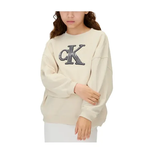 Soft and Warm Girl's Sweatshirt - Calvin Klein - Modalova