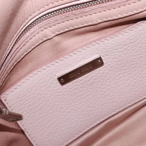 Pre-owned Leather Handbag - Miu Miu Pre-owned - Modalova