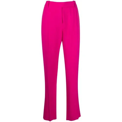 Gerade geschnittene Hose mit mittelhohem Bund - Valentino - Modalova