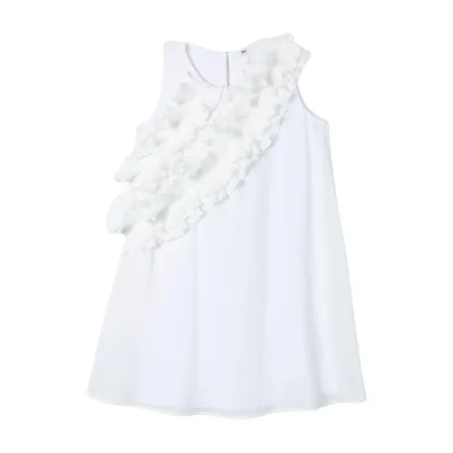 Ruffled A-Line Dress - Patrizia Pepe - Modalova