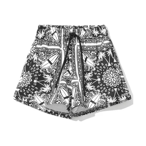 Chic Monochrome Palms Baumwollshorts - COMME des FKDOWN - Modalova