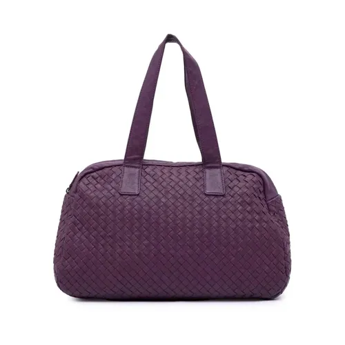 Pre-owned Intrecciato Woven Leather Tote - Bottega Veneta Vintage - Modalova