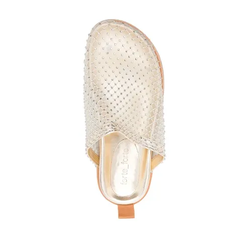 Slippers con strass - Forte Forte - Modalova
