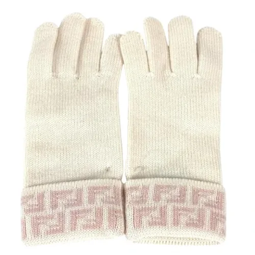 Pre-owned Short Wool Gloves - Fendi Vintage - Modalova