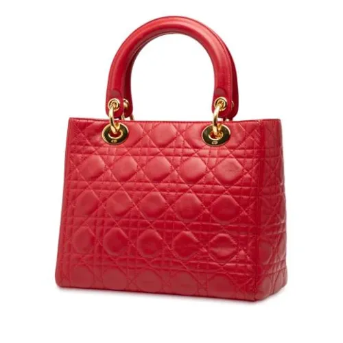 Pre-owned Leather Handbag - Dior Vintage - Modalova