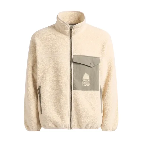 Sport > Outdoor > Jackets > Fleece Jackets - - Maison Kitsuné - Modalova