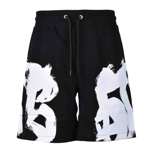 Cotton Bermuda Shorts - Bikkembergs - Modalova