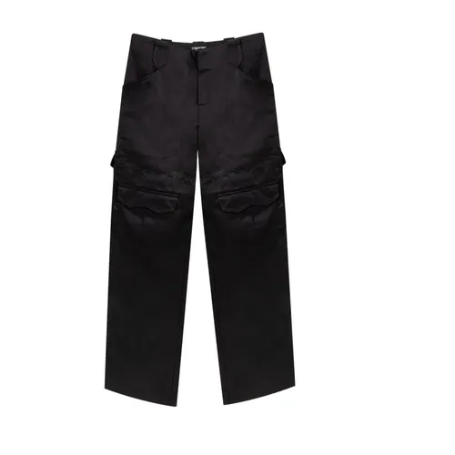 Trousers > Straight Trousers - - Tom Ford - Modalova