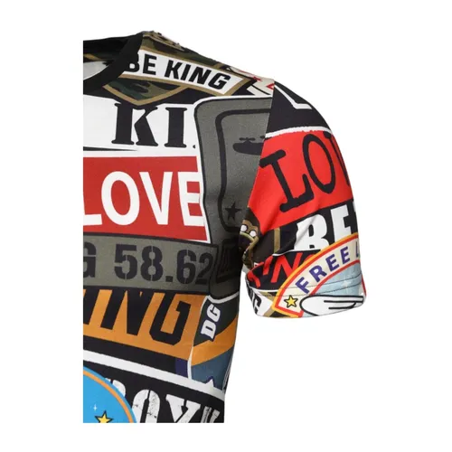 Patchwork Graphic Tee - Dolce & Gabbana - Modalova