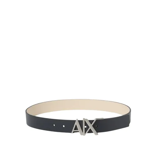 Elegant Leather Belt - Armani Exchange - Modalova