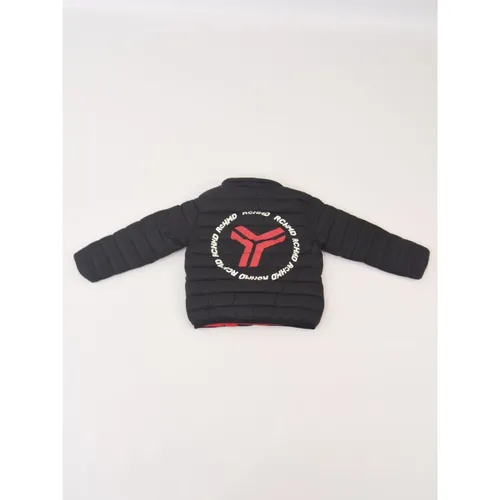 Two-Tone Logo Print Puffer Jacket - Richmond - Modalova