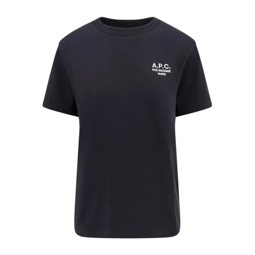 A.p.c. - Tops > T-Shirts - Black - A.p.c. - Modalova