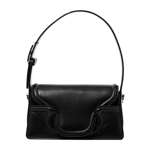 Black Leather Shoulder Bag - Valentino Garavani - Modalova