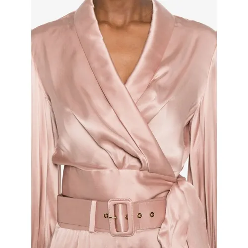 Silk Wrap Top - Zimmermann - Modalova