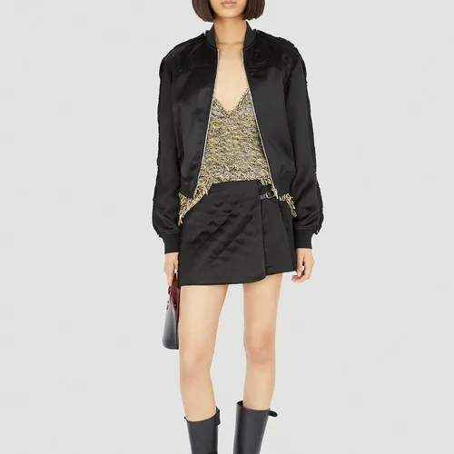 Quilted Buckle Mini Skirt - Durazzi Milano - Modalova