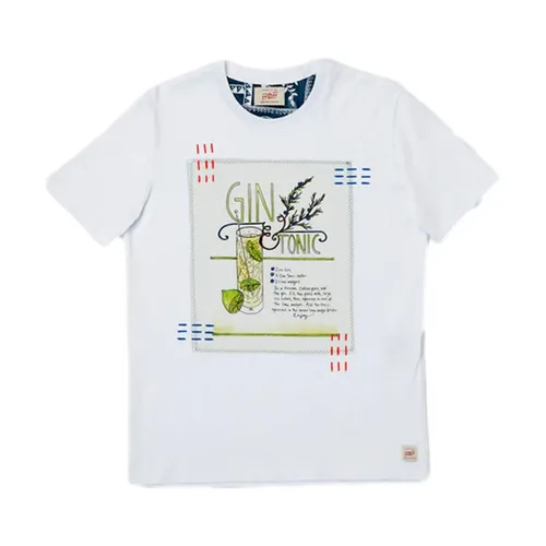 White Short Sleeve Cocktail T-shirt - Bob - Modalova