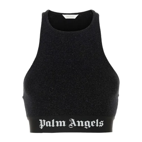 Tops > Sleeveless Tops - - Palm Angels - Modalova