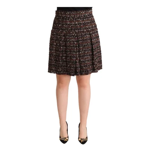 A-Line Pleated Mini Skirt - Dolce & Gabbana - Modalova