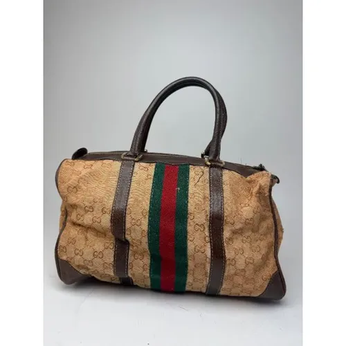 Pre-owned Leather Handbag - Gucci Vintage - Modalova