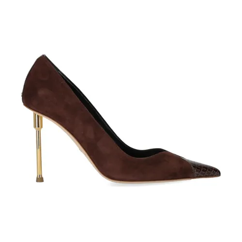 Suede Pump - Elisabetta Franchi - Modalova