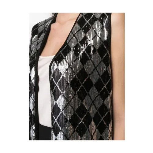 Sequin Embellished Sleeveless Waistcoat - Charlott - Modalova