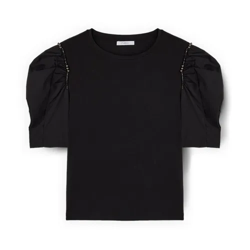 Motivi - Tops > T-Shirts - Black - Motivi - Modalova