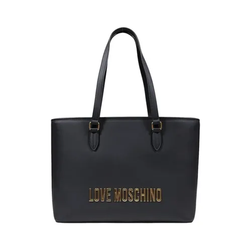 Bicolor Handbag - Love Moschino - Modalova
