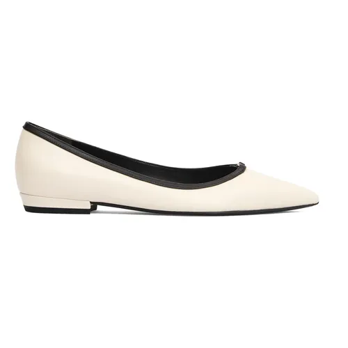 Elegant Ballerinas in Cream and Black - Tory Burch - Modalova