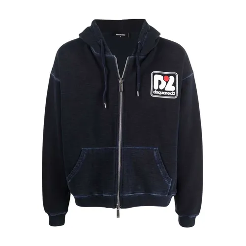 Sweatshirts & Hoodies > Zip-throughs - - Dsquared2 - Modalova