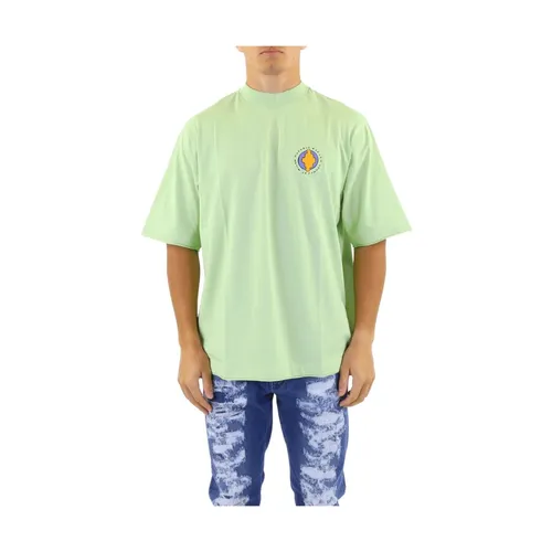 Sunset Bird Double Hem Tee - Marcelo Burlon - Modalova