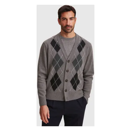 Argyle Cardigan - Paolo Pecora - Modalova