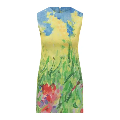 Ärmelloses Kurzes Kleid mit Reißverschluss hinten - MSGM - Modalova