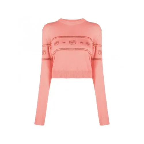 Knitwear > Round-neck Knitwear - - Chiara Ferragni Collection - Modalova