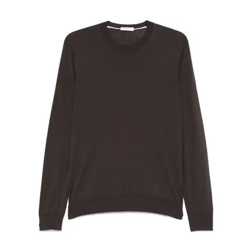 Brauner Sweatshirt Stilvolle Freizeitkleidung - Paolo Pecora - Modalova