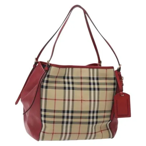 Pre-owned > Pre-owned Bags > Pre-owned Tote Bags - - Burberry Vintage - Modalova