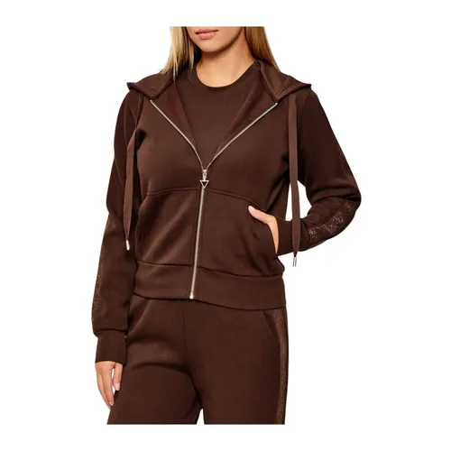 Sweatshirts & Hoodies > Zip-throughs - - Guess - Modalova