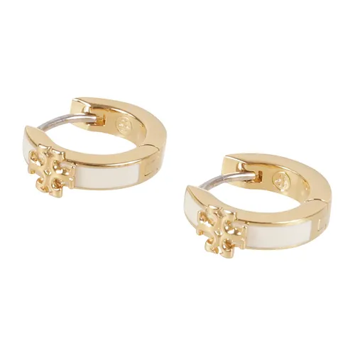 Enamel Huggie Earring - Tory Burch - Modalova