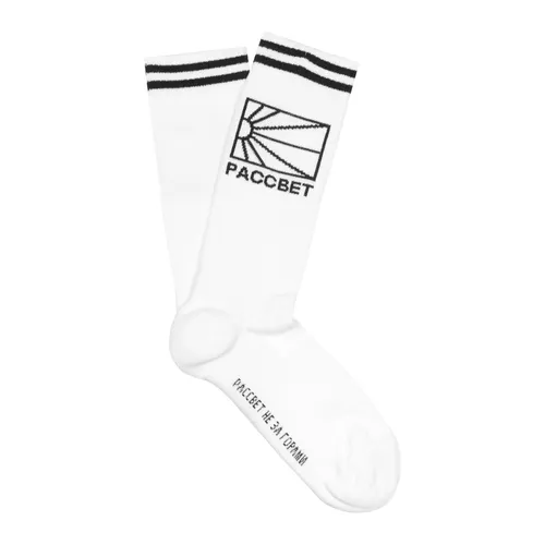 Weiße Logo Hohe Socken Unisex - Rassvet - Modalova