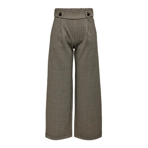Checked Button Trousers - Jacqueline de Yong - Modalova