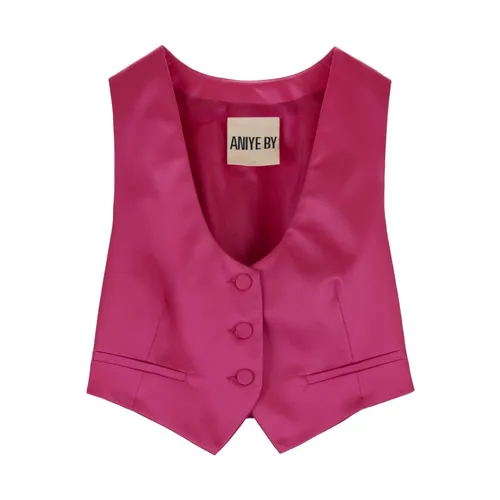 Aniye By - Jackets > Vests - Pink - Aniye By - Modalova