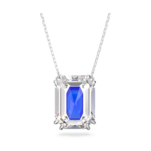 Chroma Octagon Blue Necklace - Swarovski - Modalova