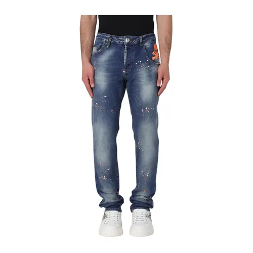 Jeans > Straight Jeans - - Philipp Plein - Modalova