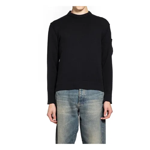 Knitwear Crew Neck in Soft Cotton Stretch - C.p. Company - Modalova